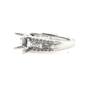 White Gold Diamond Engagement Ring