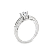 Lab Grown White Gold Diamond Engagement Ring