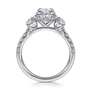 GABRIEL & CO "Contemporary" Engagement Ring