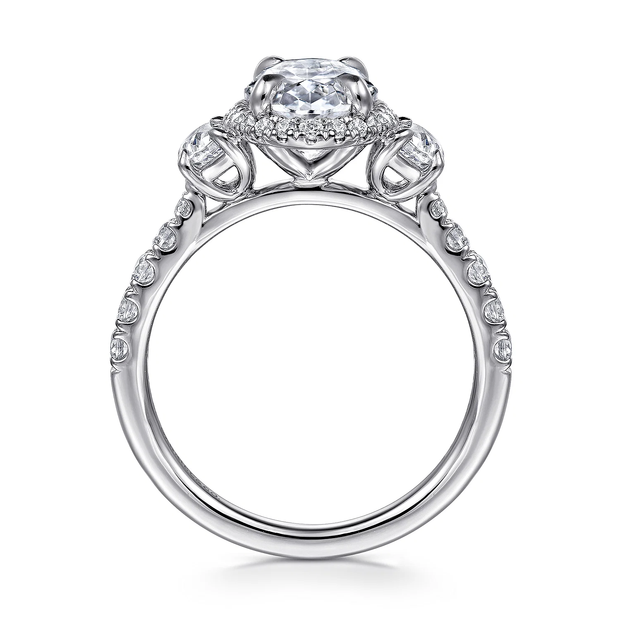 GABRIEL & CO "Contemporary" Engagement Ring