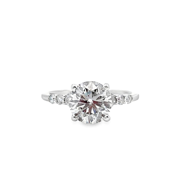 Lab Grown White Gold Diamond Engagement Ring