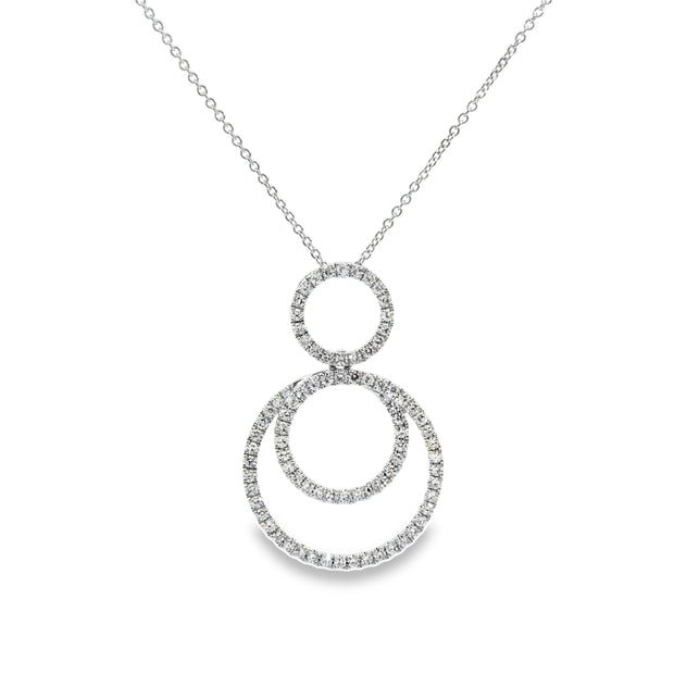 White Gold Diamond Fashion Pendant