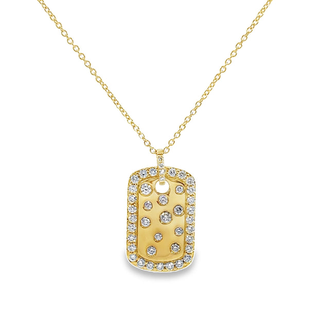 Yellow Gold Diamond Fashion Pendant