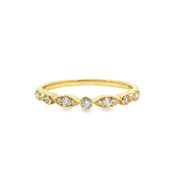 Yellow Gold Diamond Wedding Band