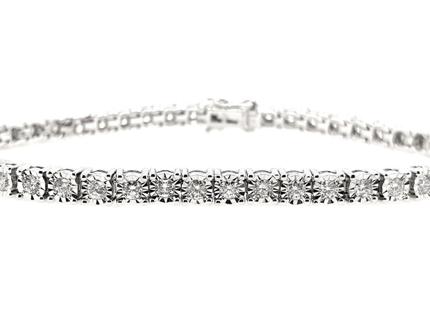 White Gold 2.00 Cttw. Diamond Tennis Bracelet