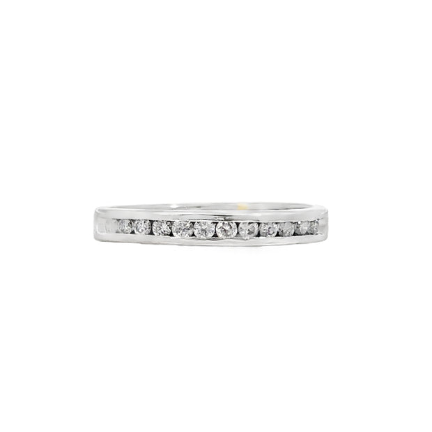 White Gold Diamond Wedding Band