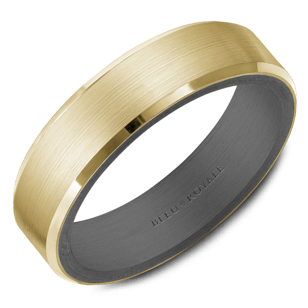 Bleu Royale "Tantalum" Men's Wedding Band