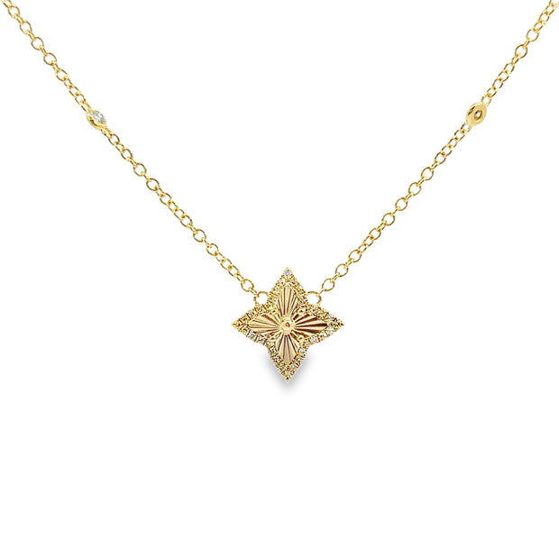 Yellow Gold Diamond Fashion Necklace