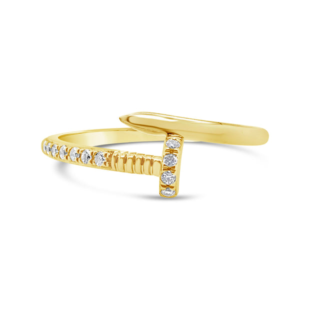 Yellow Gold Diamond Fashion Ring