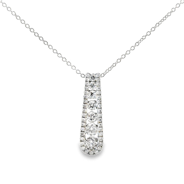 White Gold Diamond Fashion Pendant