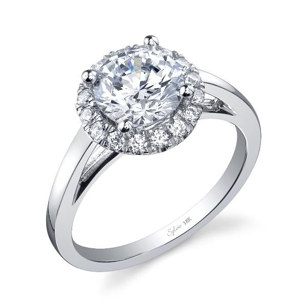 Sylvie Halo Engagement Ring