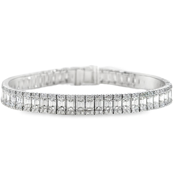 White Gold Diamond Fashion Bracelet