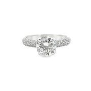 Lab Grown Platinum Diamond Engagement Ring