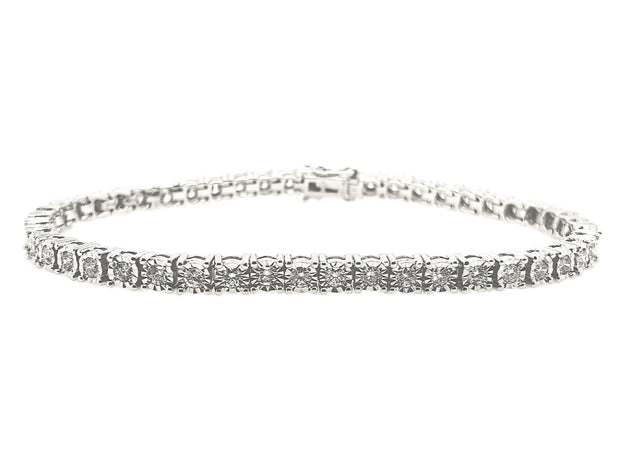 White Gold 2.00 Cttw. Diamond Tennis Bracelet