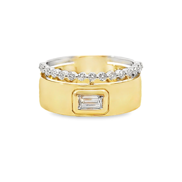 Yellow Gold Diamond Fashion Band