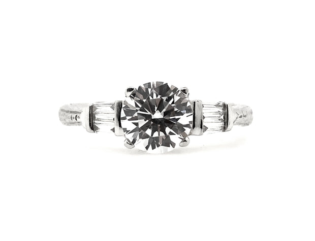 Lab Grown White Gold Diamond Engagement Ring