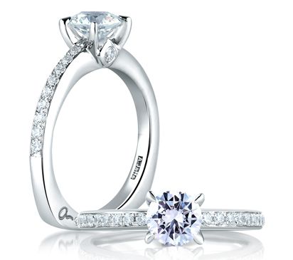 A. JAFFE Diamond Engagement Ring