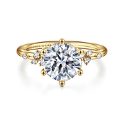 GABRIEL & CO "Starlight" Engagement Ring