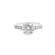 Lab Grown Platinum Diamond Engagement Ring