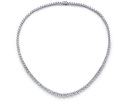 Lab Grown 6.00 Cttw. Graduated Diamond Riviera Necklace