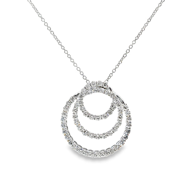 White Gold Diamond Fashion Pendant