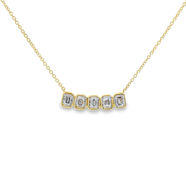 Yellow Gold Diamond Fashion Necklace