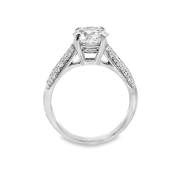 Lab Grown Platinum Diamond Engagement Ring