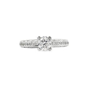 Lab Grown White Gold Diamond Engagement Ring