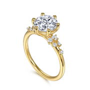 GABRIEL & CO "Starlight" Engagement Ring