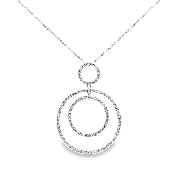 White Gold Diamond Fashion Pendant