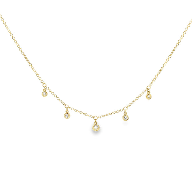 Yellow Gold Diamond Fashion Necklace