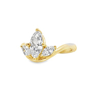 Padis Classique Diamond Crown Fashion Ring