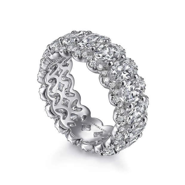 GABRIEL & CO "Contemporary" Eternity Band