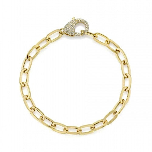 Shy Creation Yellow Gold Diamond Fashion Bracelet