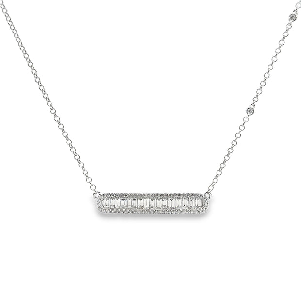 White Gold Diamond Fashion Necklace