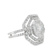 White Gold Diamond Fashion Ring