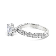 White Gold Diamond Engagement Ring