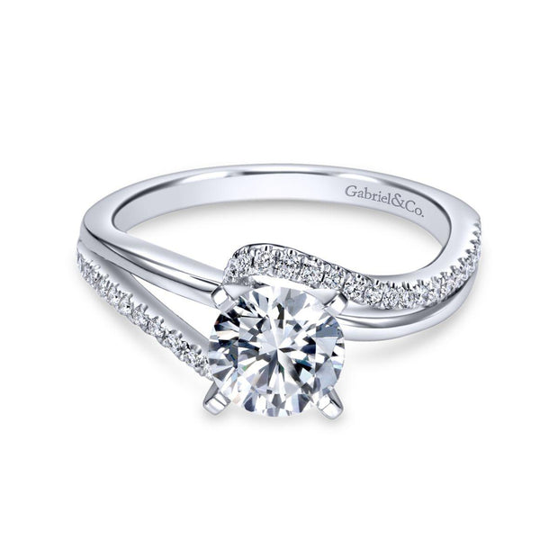 GABRIEL & CO "Contemporary" Engagement Ring