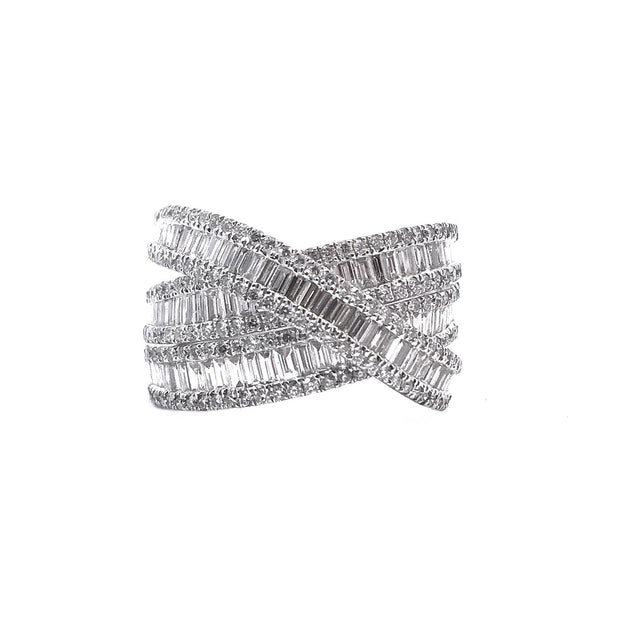 White Gold Diamond Fashion Ring