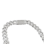 White Gold Pave Diamond Fashion Necklace