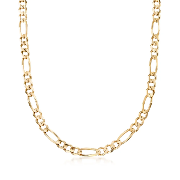 Yellow Gold Figaro Link Chain