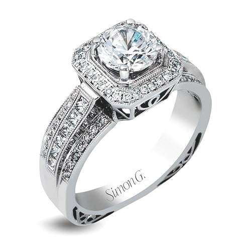 Simon G. "Passion" Halo Engagement Ring