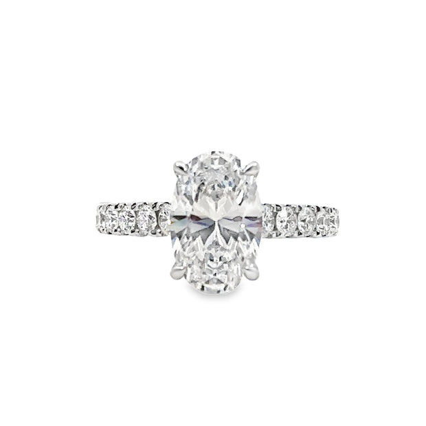 A. JAFFE Diamond Engagement Ring