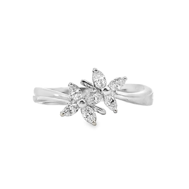 White Gold Diamond Fashion Ring