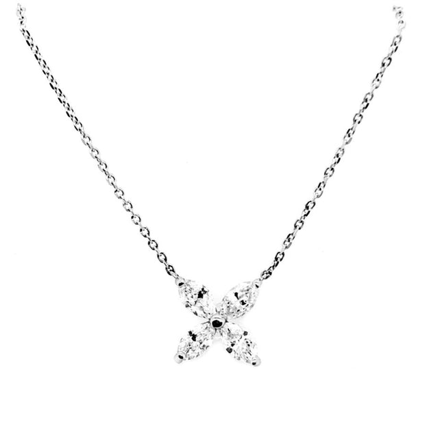 White Gold Diamond Fashion Necklace