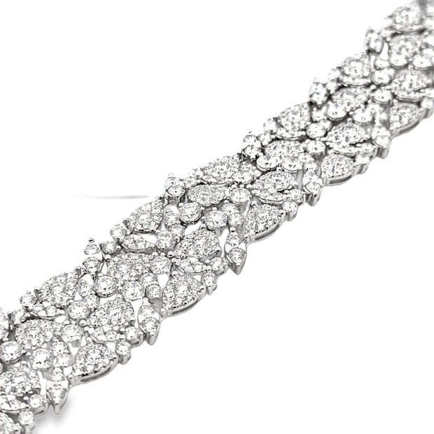 White Gold Diamond Fashion Bracelet