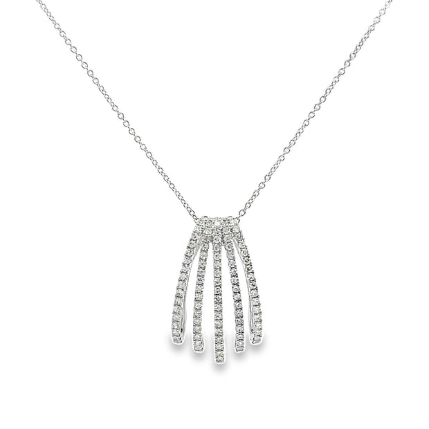 White Gold Diamond Fashion Pendant