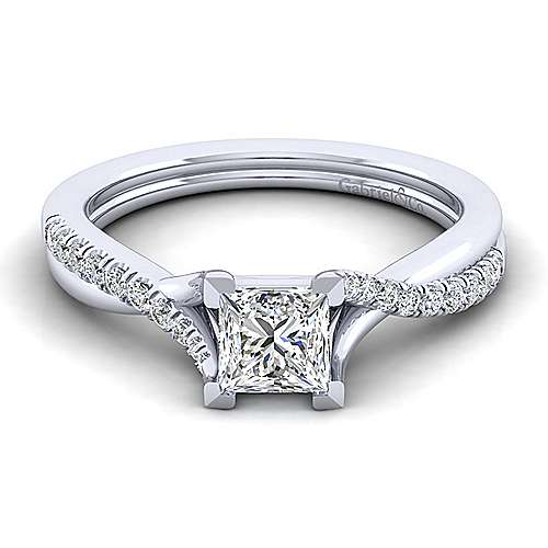 GABRIEL & CO "Contemporary" Engagement Ring