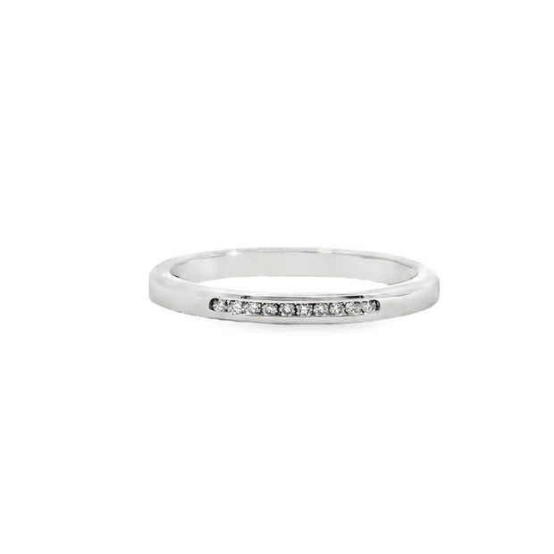 Platinum Diamond Wedding Band