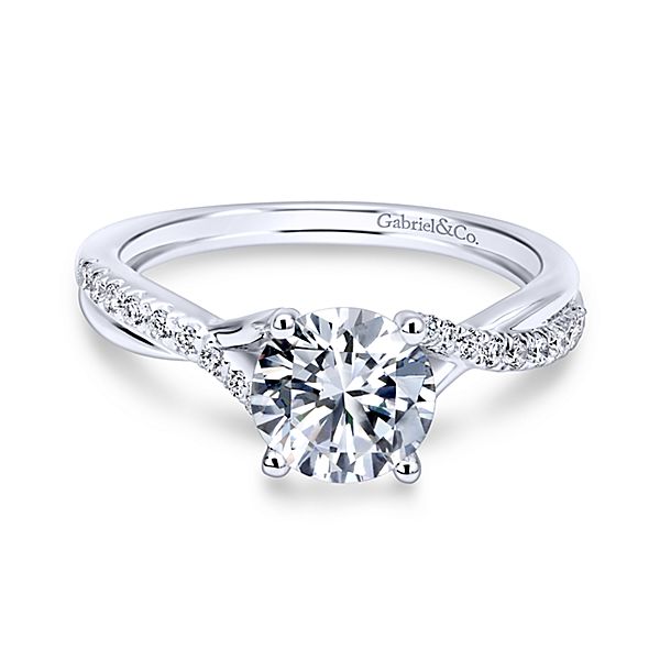 GABRIEL & CO "Contemporary" Engagement Ring